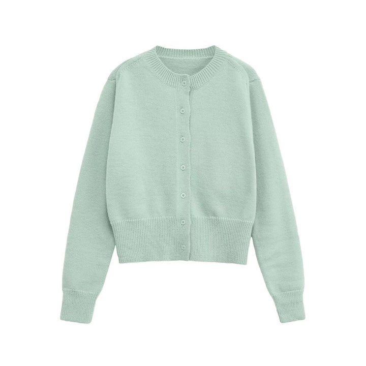 Short knitted jacket for women with buttons and soft material Lune London
