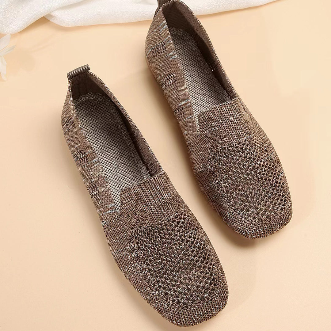 Ladies Breathable Mesh Slip-On Shoes Lune London