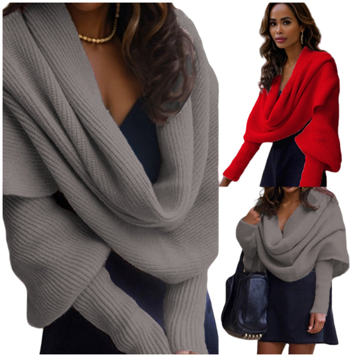 Women Trend Scarf with Elegant Knitting Texture Lune London