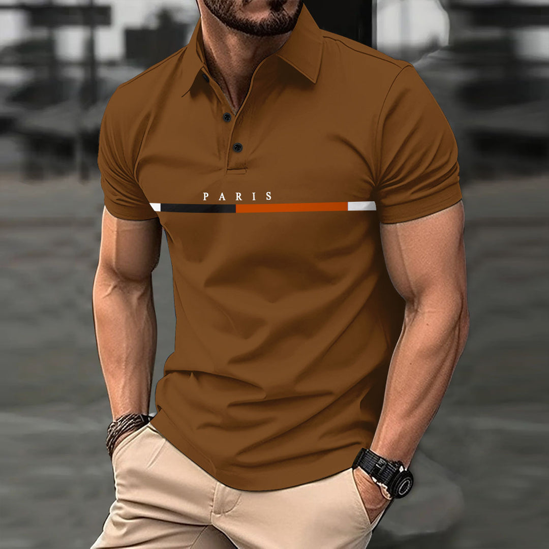 Men's Chic and Stylish Leisure Polo Shirt
