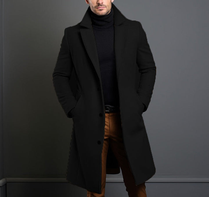 Men's Elegant Wool Coat Lune London
