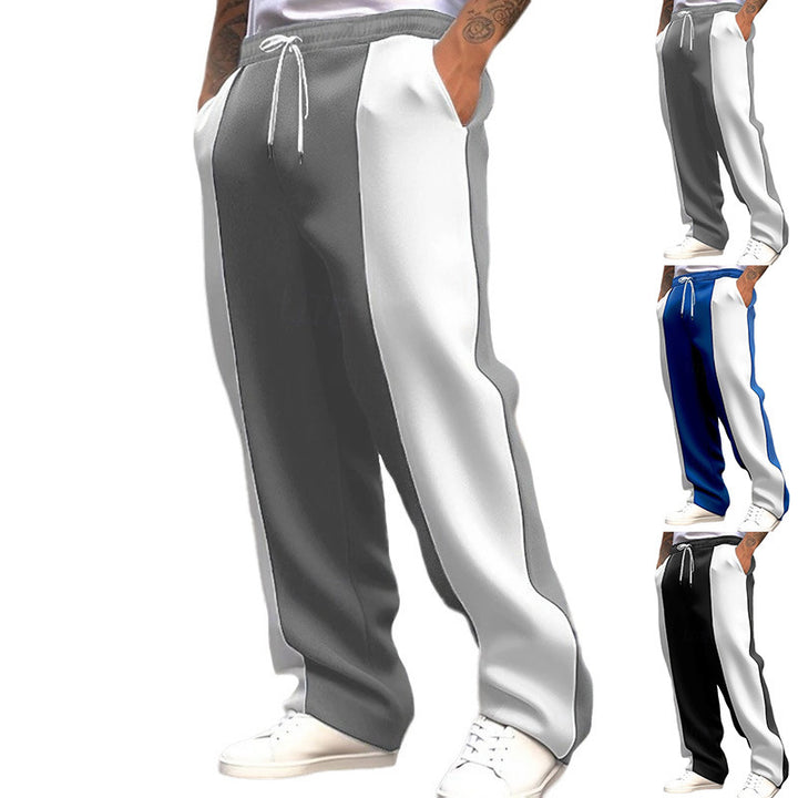 Casual sports pants for men with side stripes Lune London