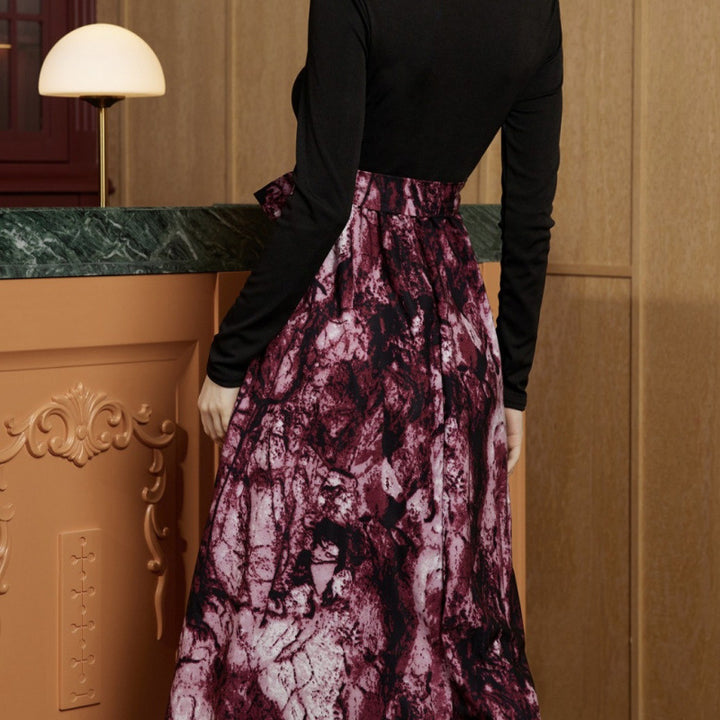 Lune London Women's Artistic A-Line Skirt