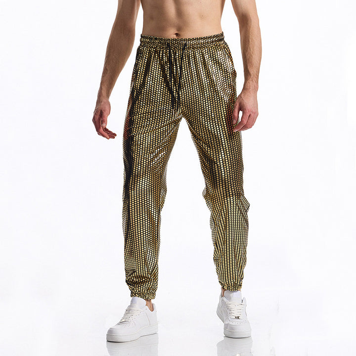 Men's breathable jogging pants with a modern polka dot design Lune London