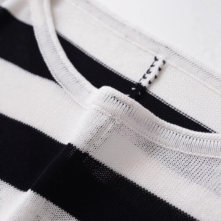 Ladies oversized striped sweater Lune London