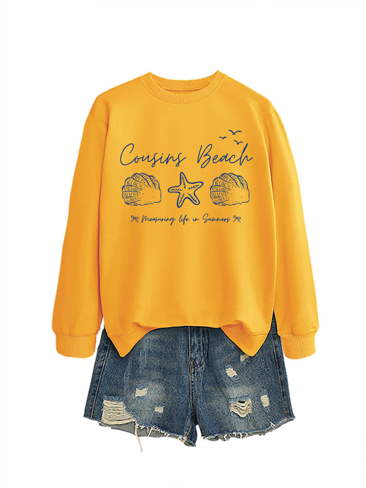 Sweat-shirt femme avec motif maritime et coupe confortable Chic & Stil