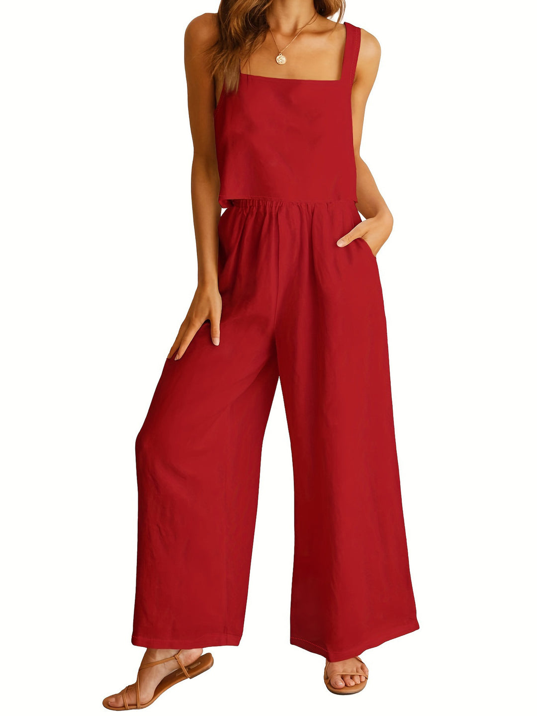 Casual outfit for women with wide legs and practical pockets Lune London