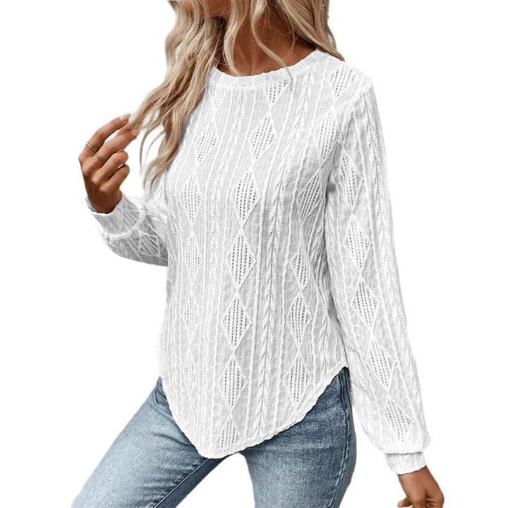 Ladies' knit sweater with structured design Lune London