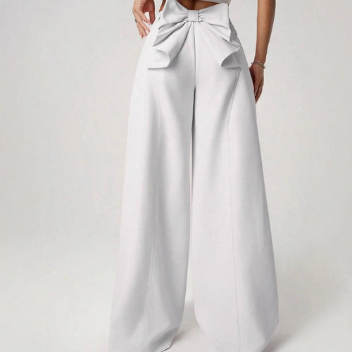 Wide culottes for women with a striking knot detail Lune London