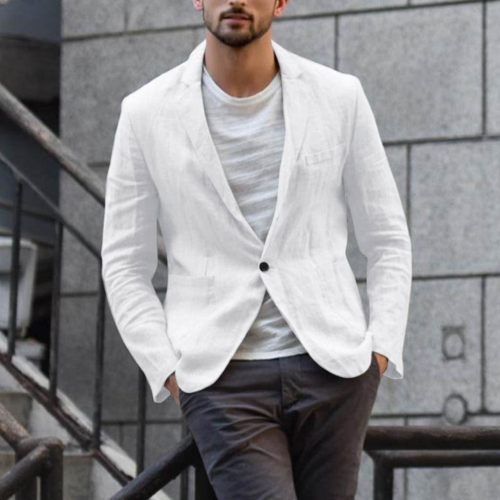 Light linen blazer for men Chic und Stil