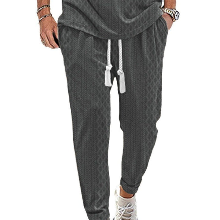Men's sporty jogger pants with modern accents Lune London