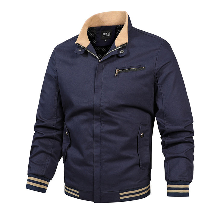 Stylish transition jacket for men with trendy contrasts Lune London