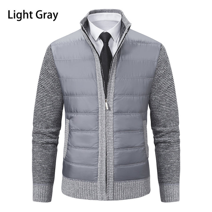 Hybrid sports jacket for men with moisture-regulating material and modern knit design Lune London