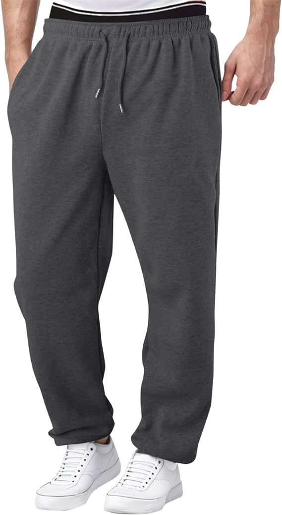 Men's casual leisure pants with elastic waistband and practical pockets Chic & Stil