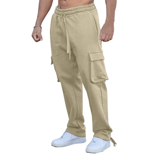 Men's cargo pants with elastic waistband and functional pockets Lune London