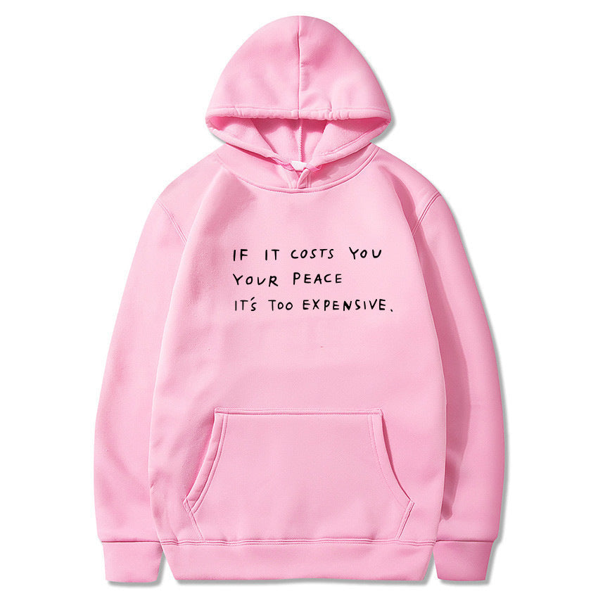 Women's hoodie with inspiring motif Lune London