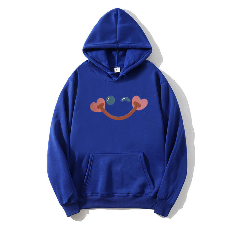 Women's hoodie with cheerful smiley design Chic & Stil