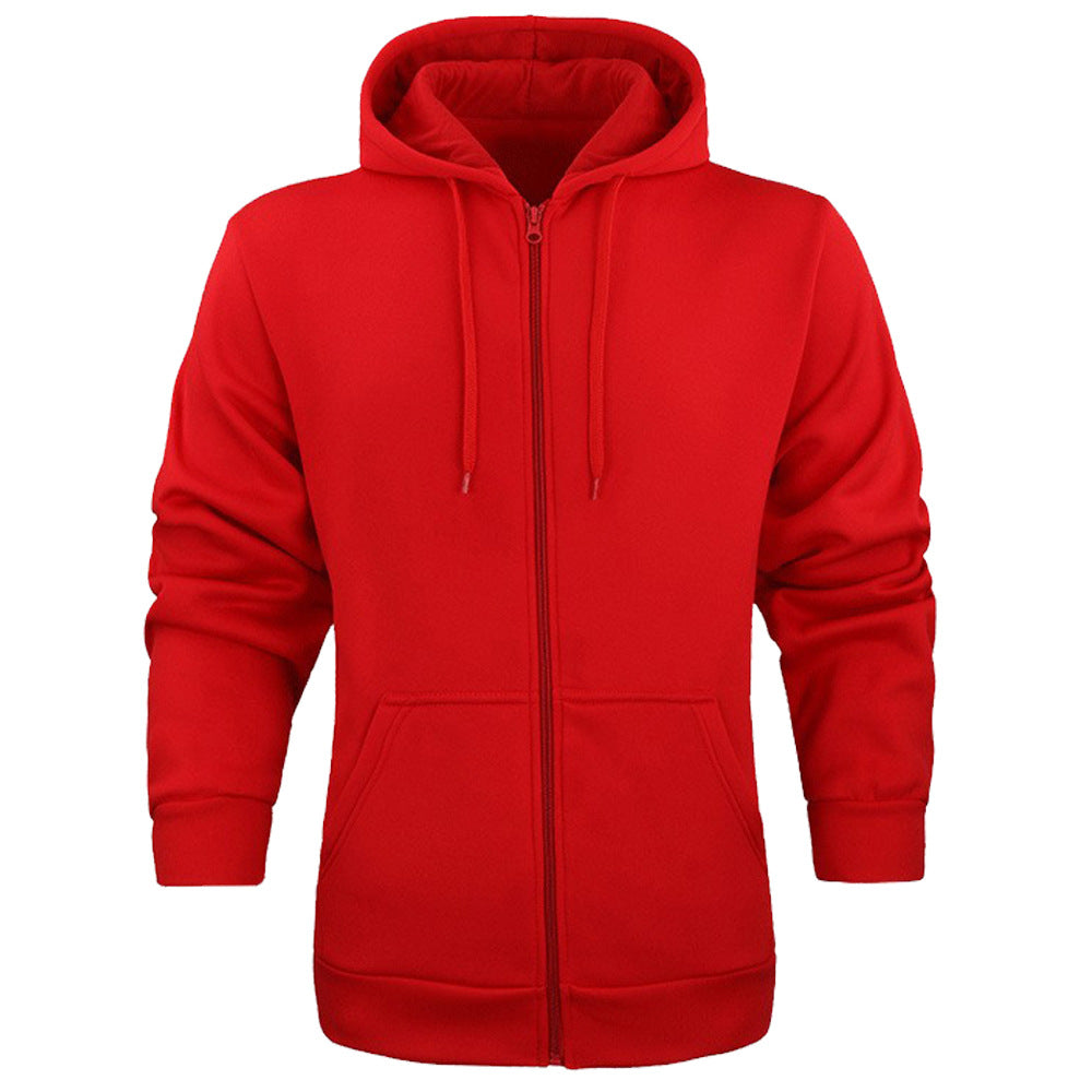 Men's zip-up hoodie with full zipper and practical pockets Lune London