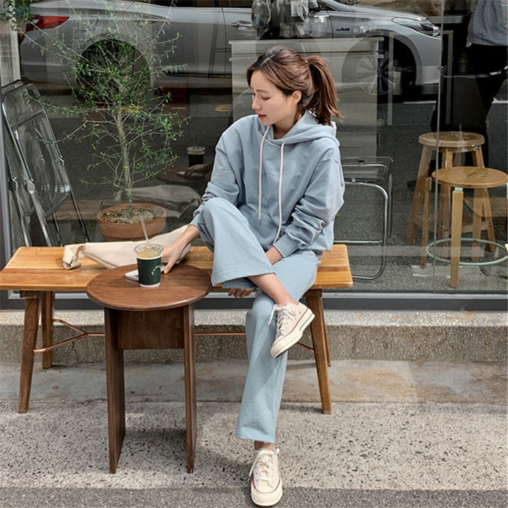 Ensemble de sweat à capuche décontracté pour femmes et pantalons de jogging Chic & Stil