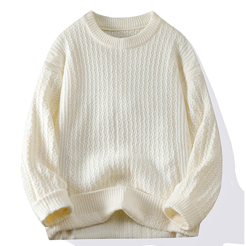 Knit sweater for women with structured pattern Lune London