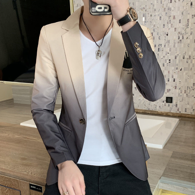 Modern gradient blazer jacket for men Lune London