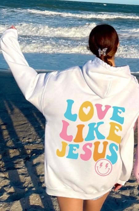 Women's Oversized Hoodie with Colorful Print Chic & Stil
