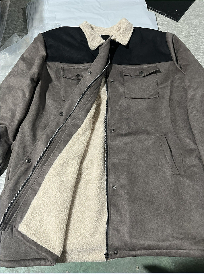 First-class suede jacket for men with teddy lining Lune London