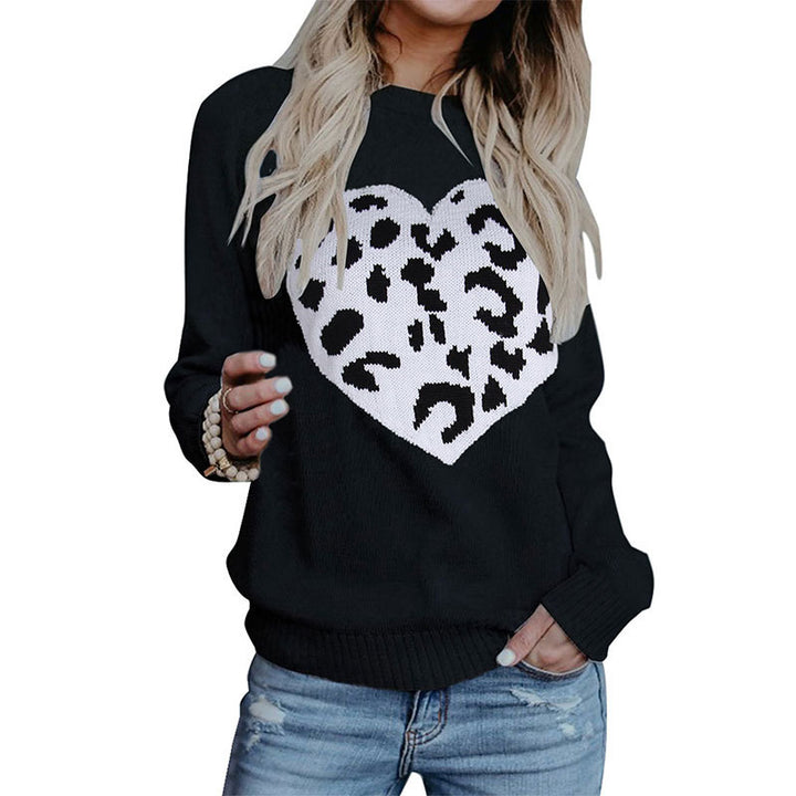 Pull femme à motif cœur Chic & Stil