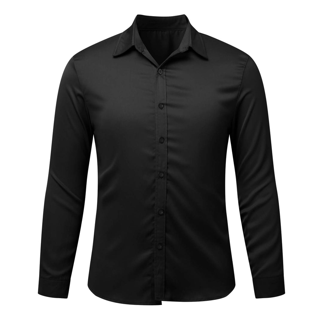 Men's Elegant Long Sleeve Shirt in Fine Fabric Lune London