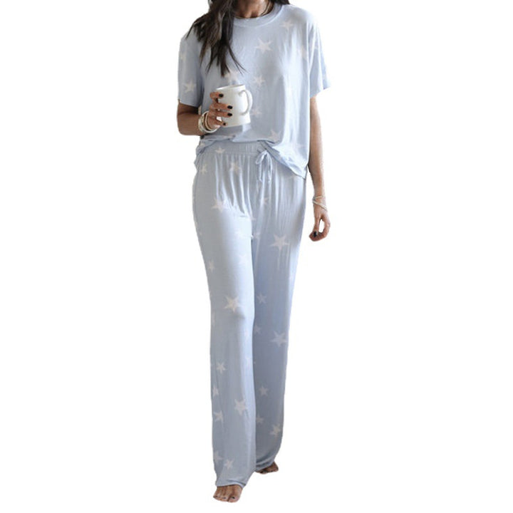 Women Heart Print Comfortable Lounge Set Lune London