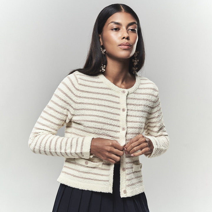 Ladies cardigan with elegant button details and a relaxed fit Lune London