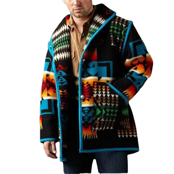 Trendy women's blazer with an eye-catching geometric design Lune London
