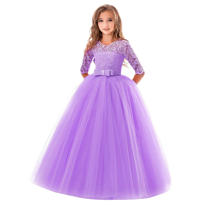 Women’S Princess Dress with Lace Top and Tulle Skirt Lune London