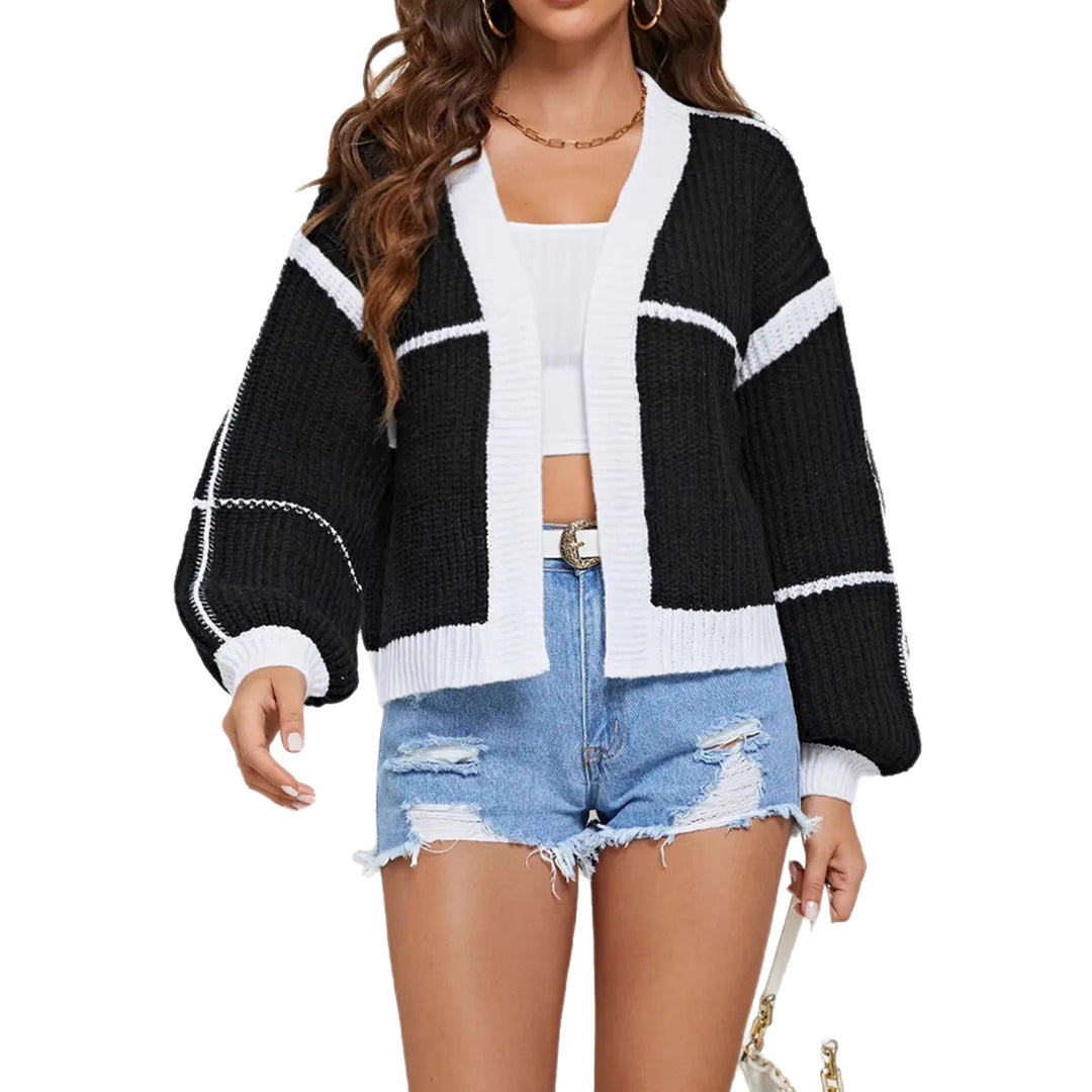 Casual knit cardigan for women with voluminous sleeves and a loose fit Lune London