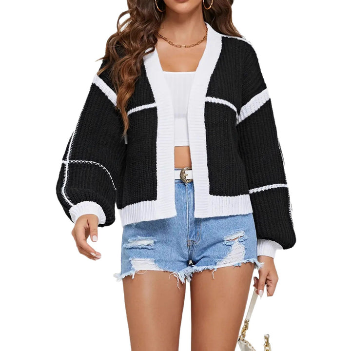 Casual knit cardigan for women with voluminous sleeves and a loose fit Lune London