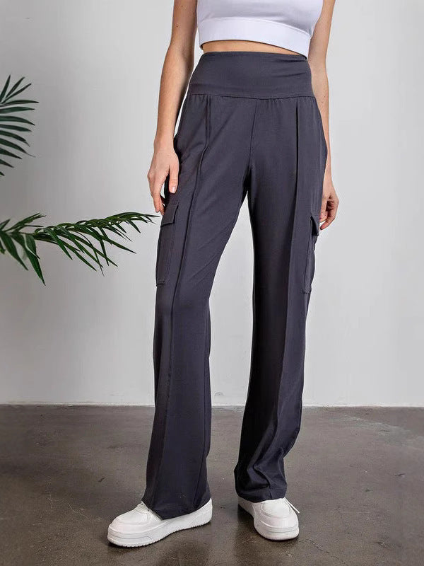 High waist cargo pants for women with convenient pockets Lune London