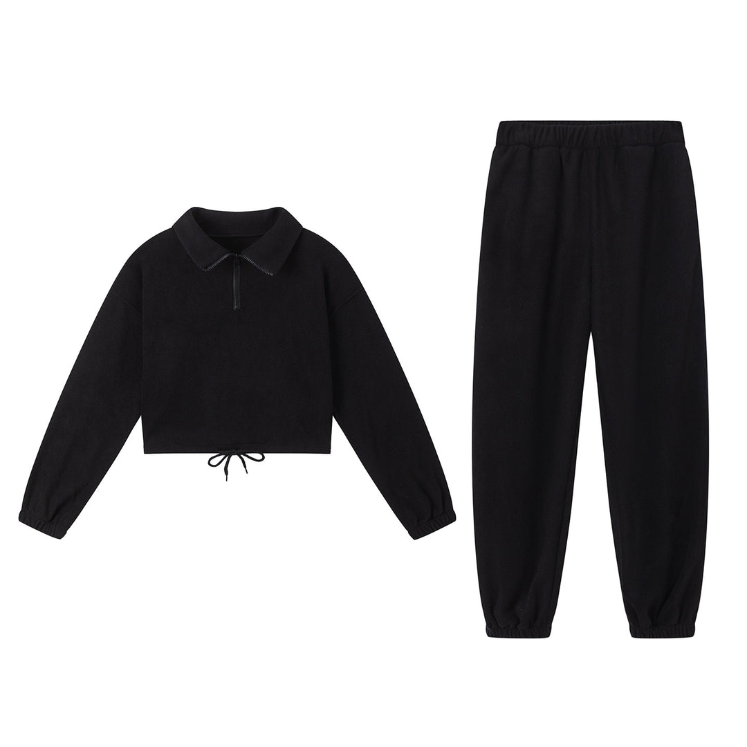 Leisure jumpsuit for women with cropped top and stretchy pants Lune London