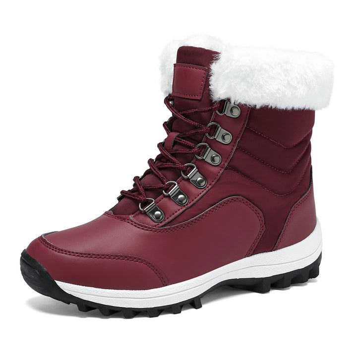 Waterproof winter boots for women with plush lining Lune London