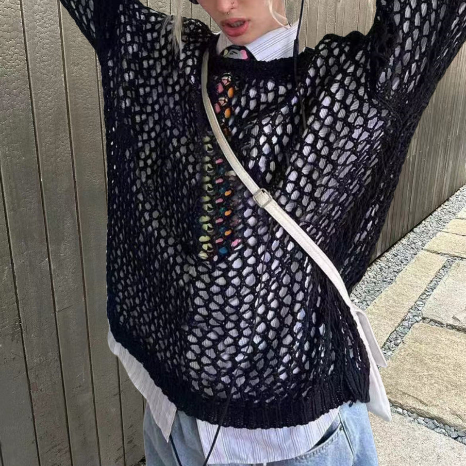 Knit sweater for women with an urban style and relaxed fit Lune London