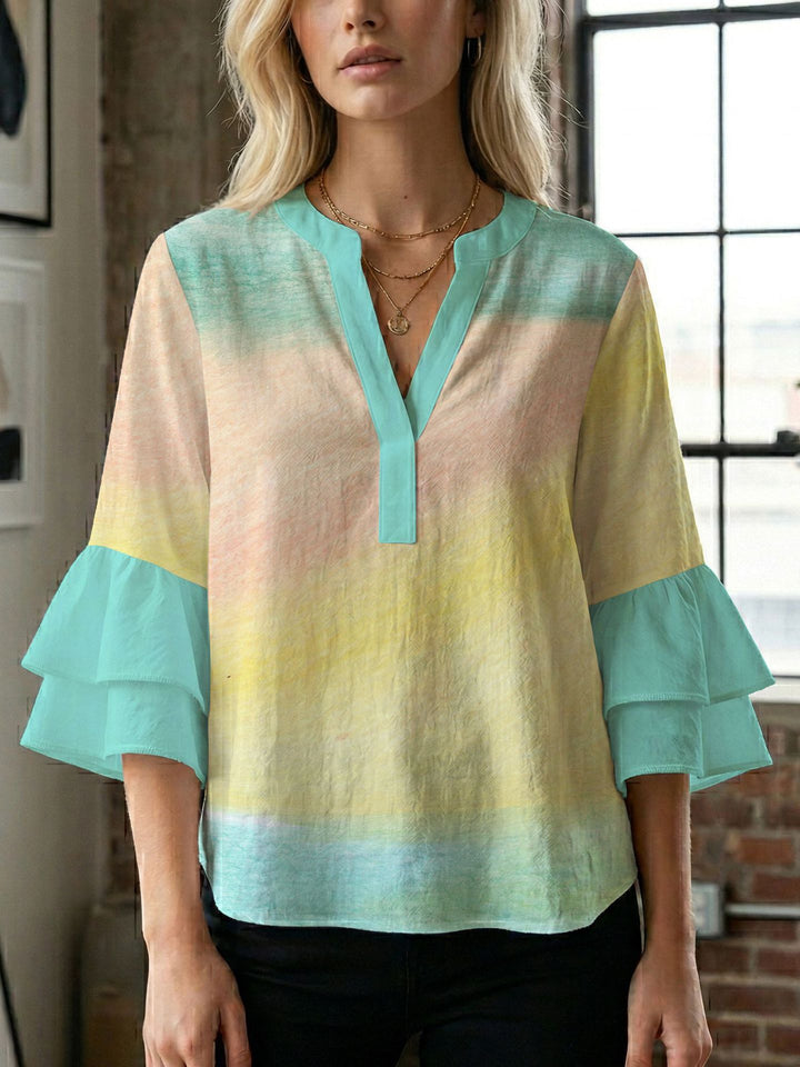 Ladies blouse with beautiful floral design Lune London