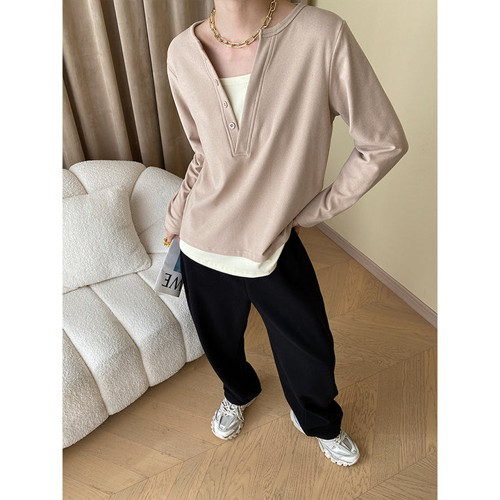Women's Urban Sweater with Button Details Chic & Stil