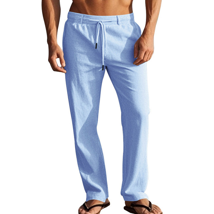 Casual beach pants for men with adjustable waist and side pockets Lune London
