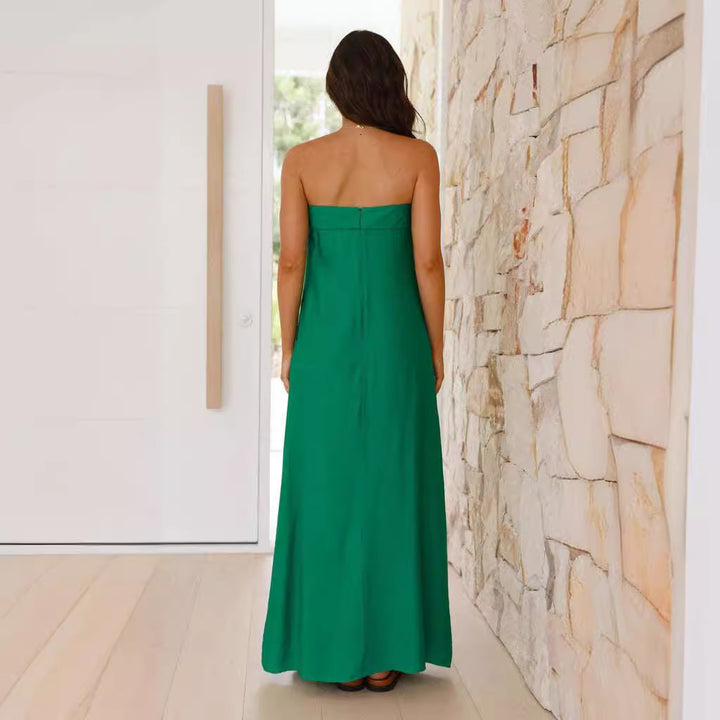 Maxi dress for women with a simple design and versatile wearing comfort Chic & Stil