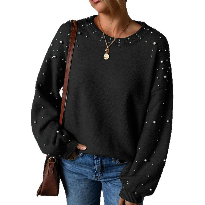 Pull en tricot pour femmes avec détails en perles Chic & Stil