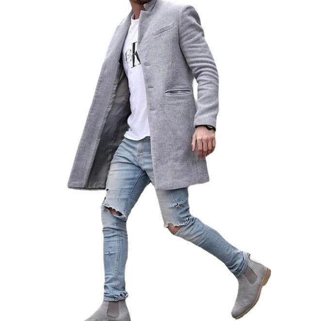 Men's Elegant Long Coat Lune London
