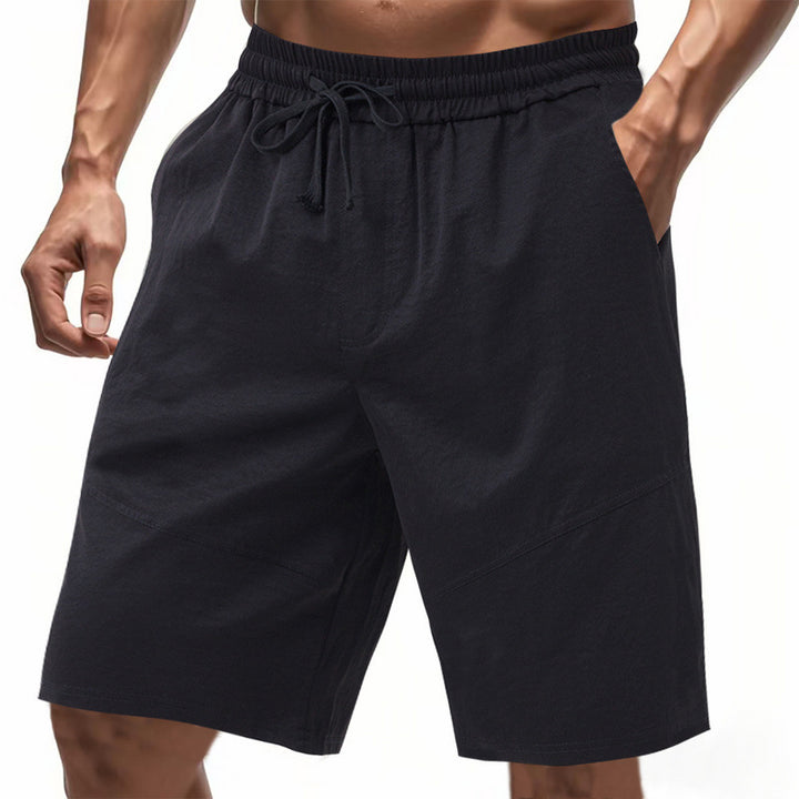 Shorts de loisirs confortables pour hommes avec taille élastique et poches latérales pratiques Lune London