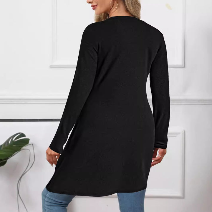Asymmetrical long sleeve shirt for women Lune London