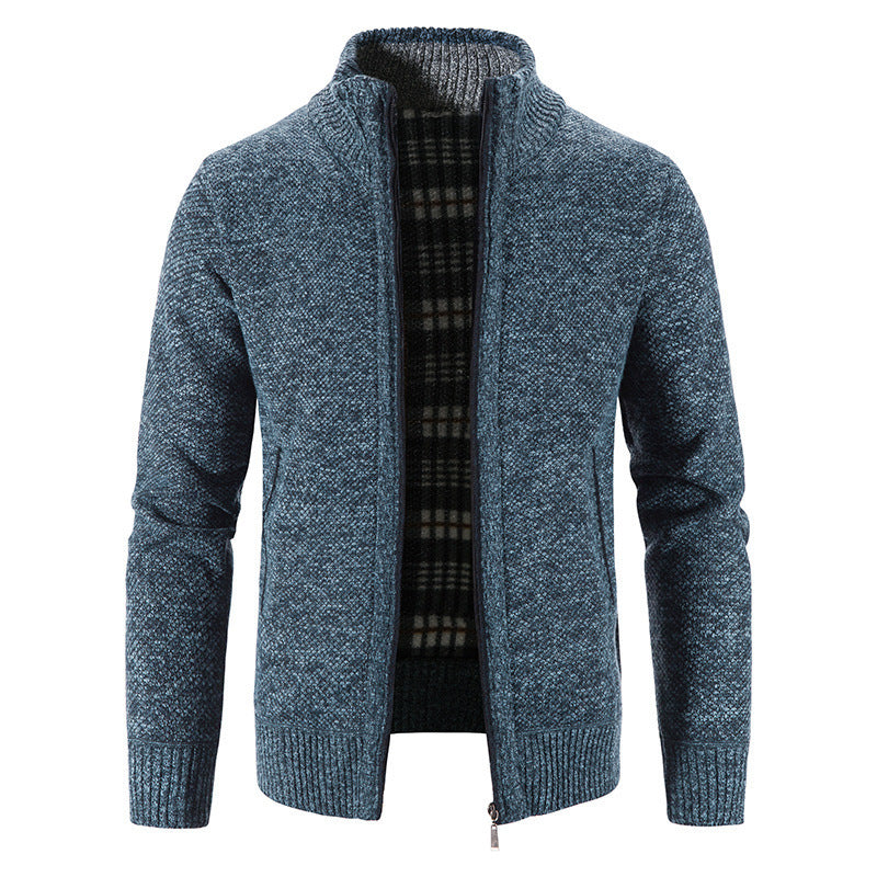 Men's Cardigan with Innovative Heat-Insulating Inner Lining Lune London