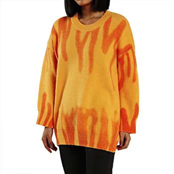 Casual sweater for women with modern abstract design and oversized cut Lune London