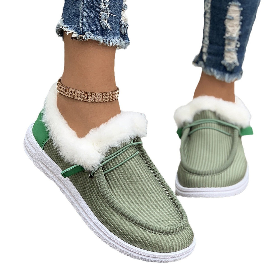 Ladies Plush Loafers with Soft Inner Lining Lune London